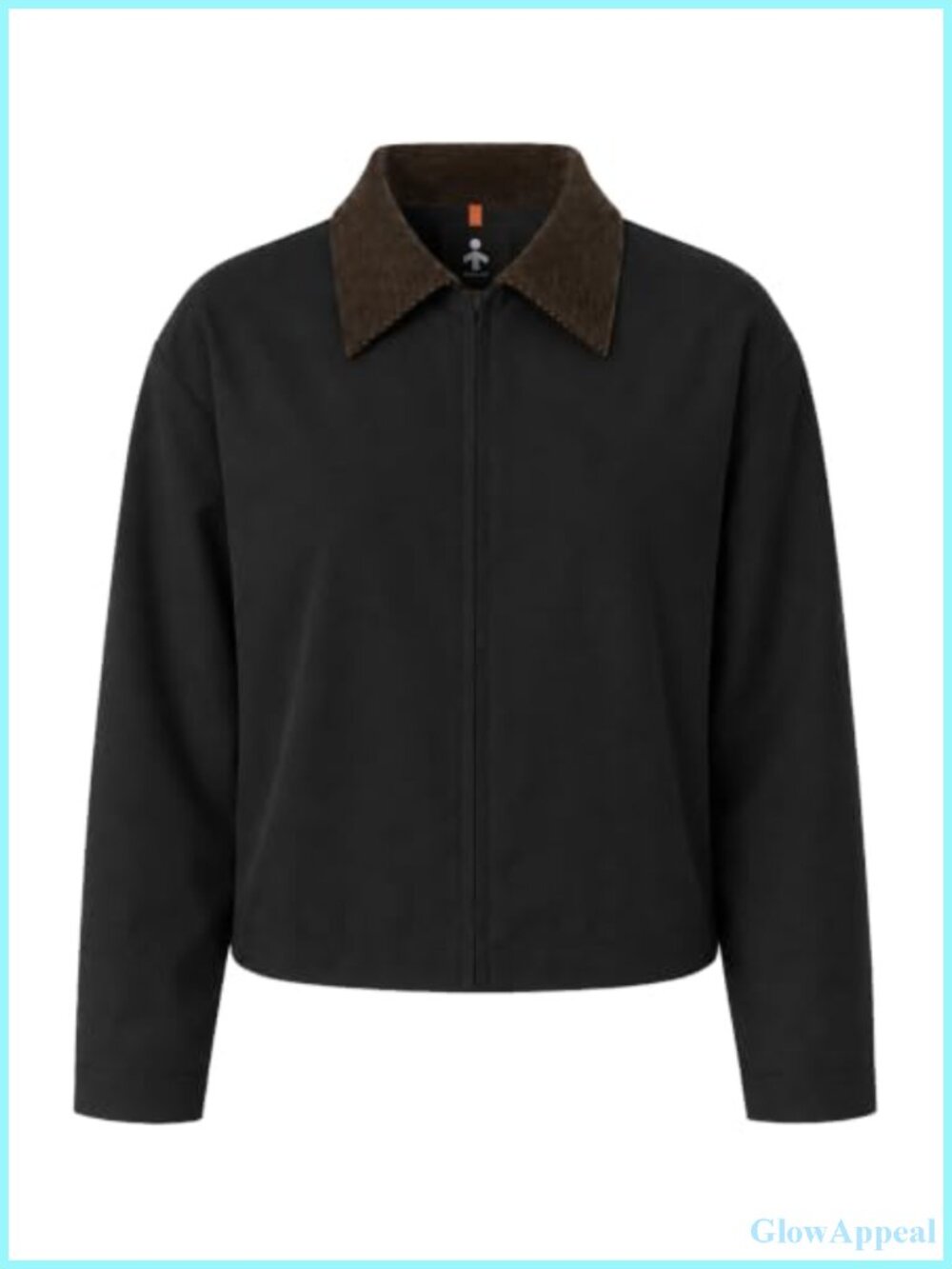 Cropped Barn Jacket Corduroy Collar Water Resistant Utility Trench